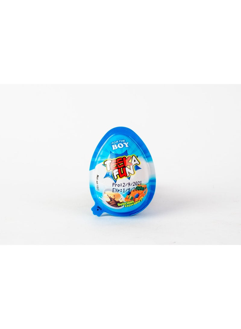 Teeka Chocolate Egg for Boy 24 Pieces - Image 2